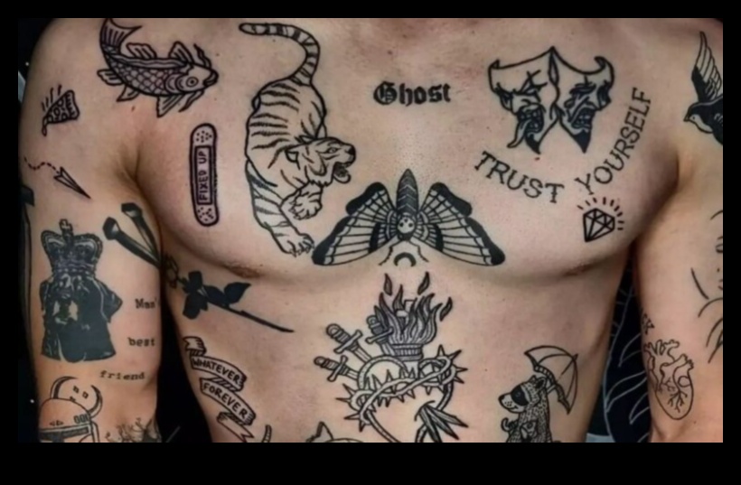 Tintes hronikas: stāsti, kas veidoti treknrakstā paziņojuma tetovējumos