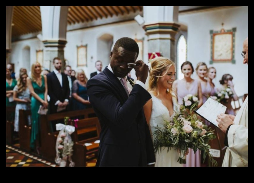Mūžīgā savienība: iespaidīga kāzu ceremonija