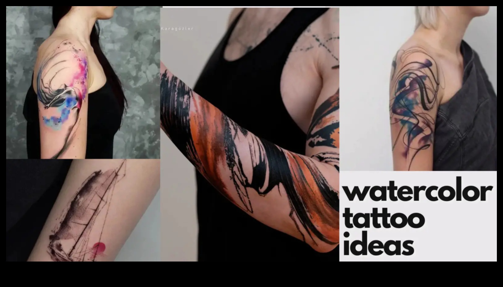 Šķidra elegance: aptveriet akvareļu tetovējumu graciozitāti