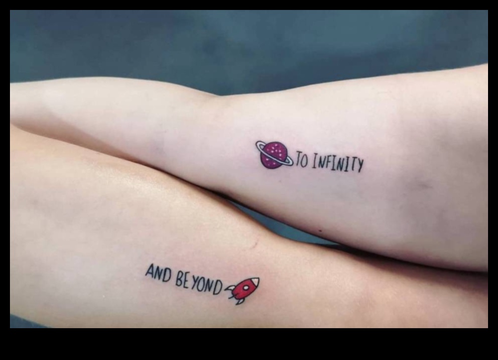 Saistīti uz mūžu Pāra tetovējumi simbolizē saikni, kas turpinās visu mūžu 2 Saistīts uz mūžu: pāra tetovējumi, kas veido mīlestības gobelēnu