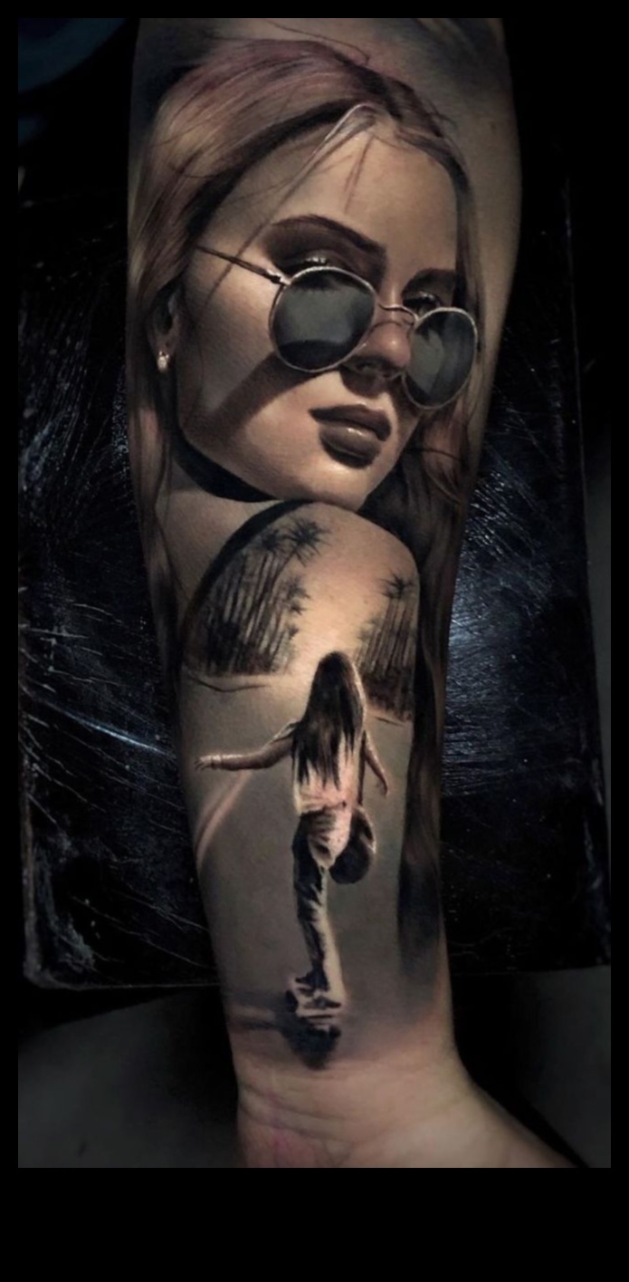 Tintes burvība: reālisma tetovējumi ar dzīvīgu skaistumu