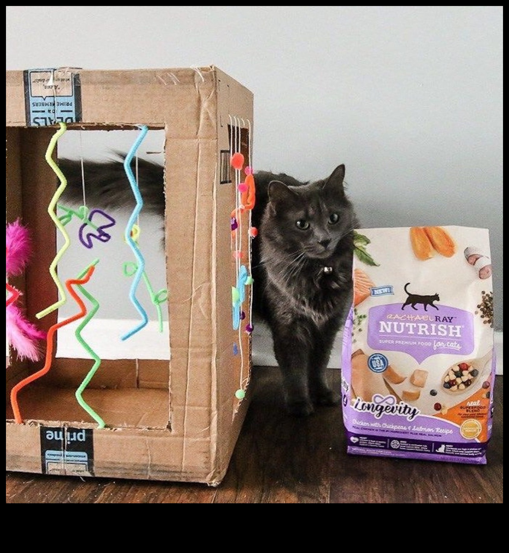 DIY kaķu rotaļlietas: rotaļīgas un interaktīvas izklaides izveide