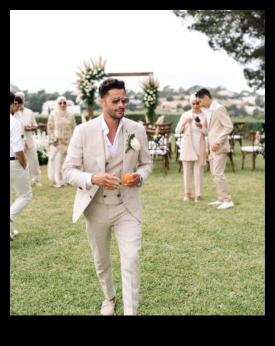 Elegant Edge: Groom's Fashion Brilliance
