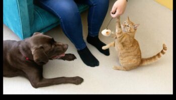 Rotaļlietu laiks triumfē: aizraujošas rotaļu idejas suņiem un kaķiem