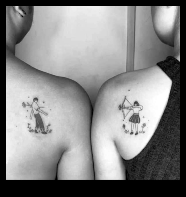 Saistīts uz mūžu: pāra tetovējumi, kas veido mīlestības gobelēnu