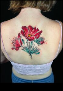 Šķidra elegance: aptveriet akvareļu tetovējumu graciozitāti